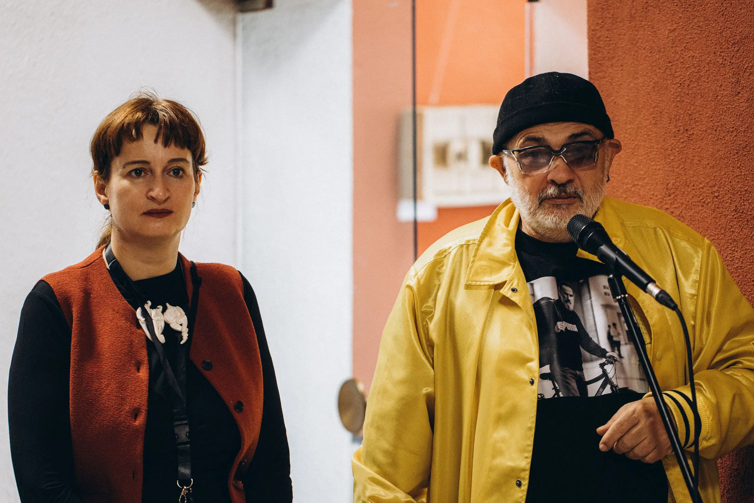 Маша Троцки и Марат Гельман. Форум СловоНово 2025. Фото Елена Семенова