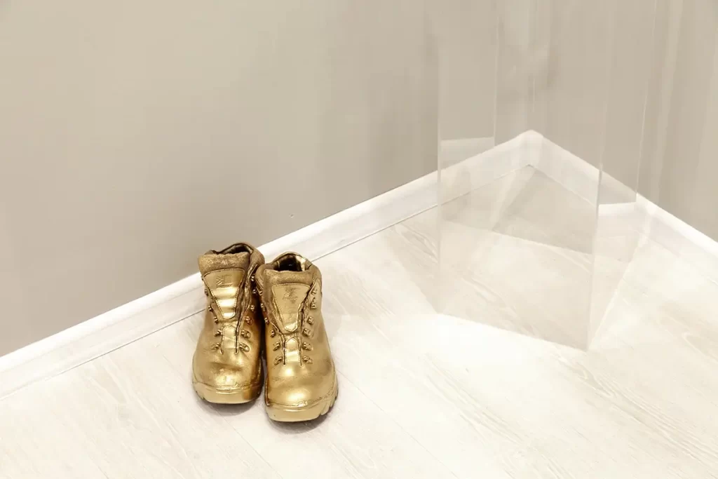 Золотые ботинки. Фото Света Шер