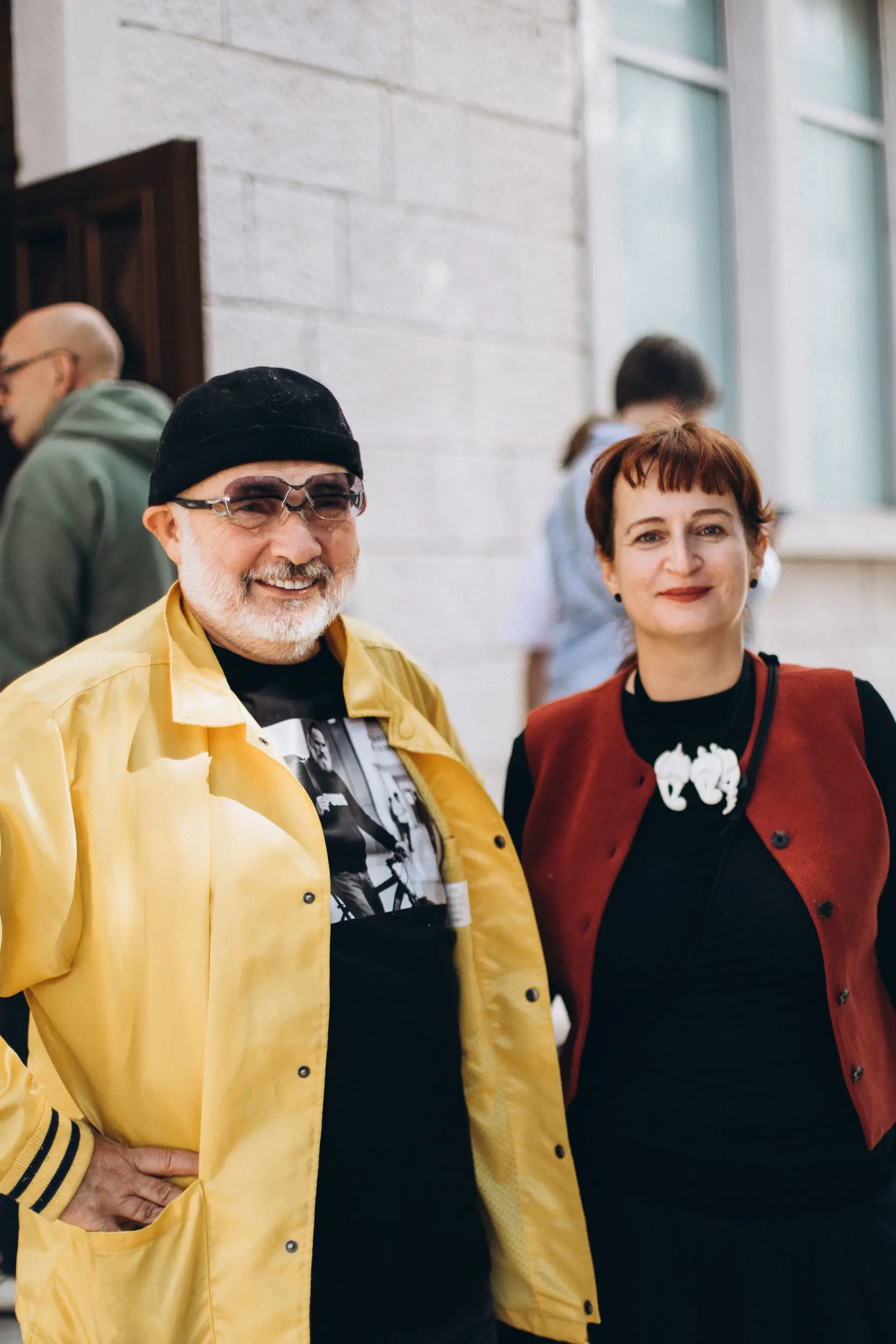 Марат Гельман и Маша Троцки. Форум СловоНово 2025. Фото Елена Семенова