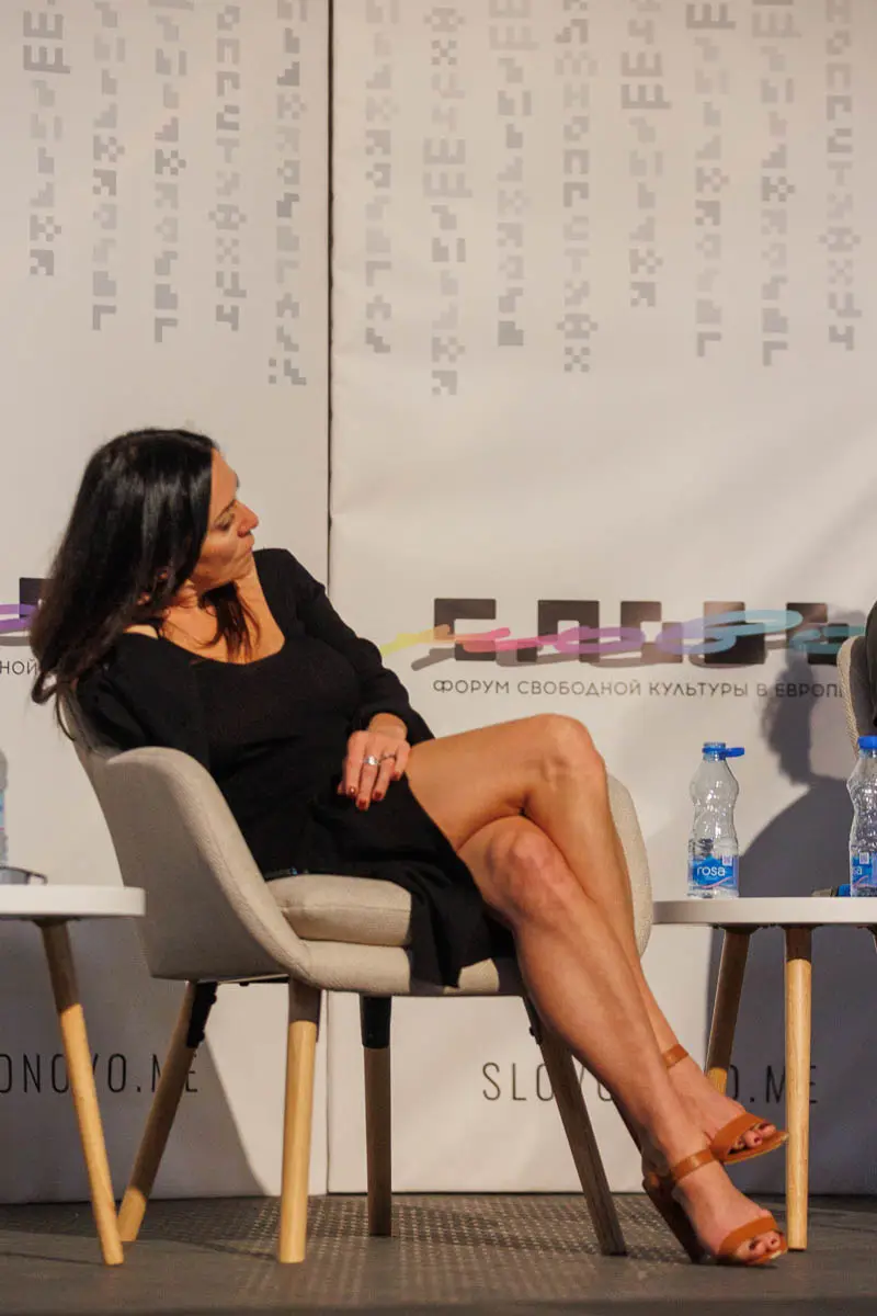 Светлана Доля. Форум СловоНово 2025. Фото Алексей Леняшин
