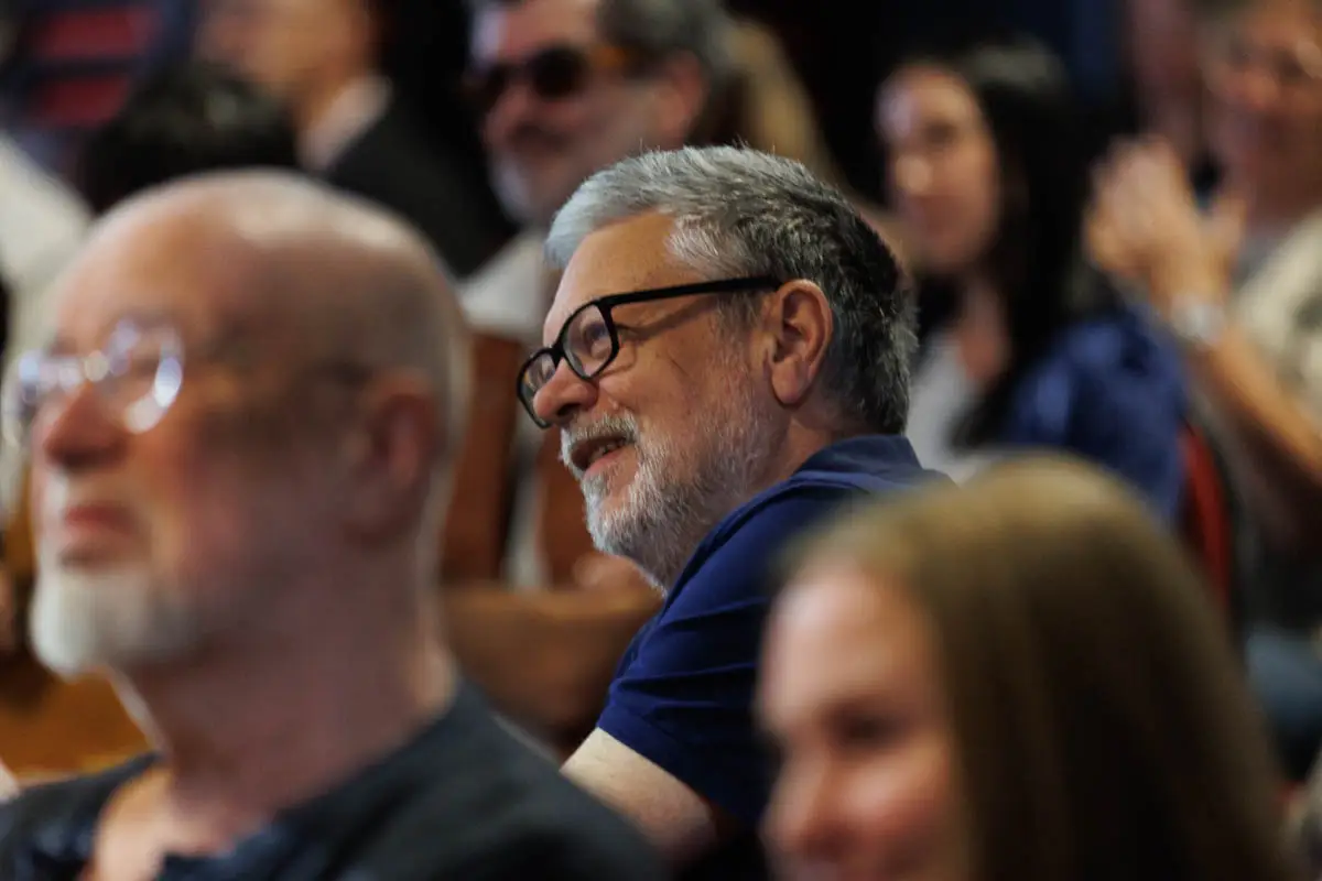 Михаил Шишкин. Форум СловоНово 2025. Фото Алексей Леняшин