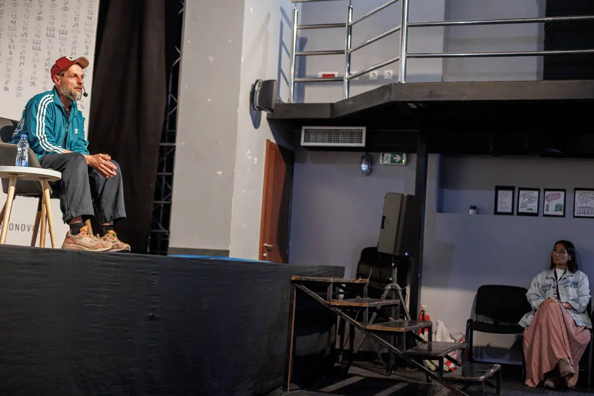 Иван Вырыпаев. Форум СловоНово 2025. Фото Алексей Леняшин