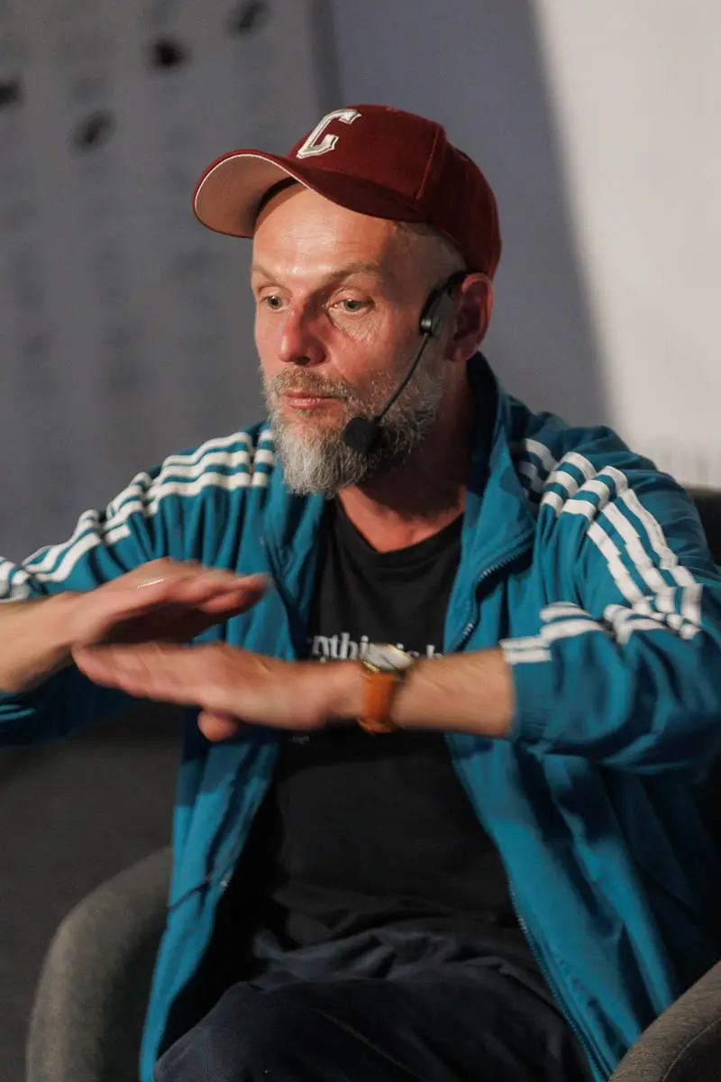 Иван Вырыпаев. Форум СловоНово 2025. Фото Алексей Леняшин