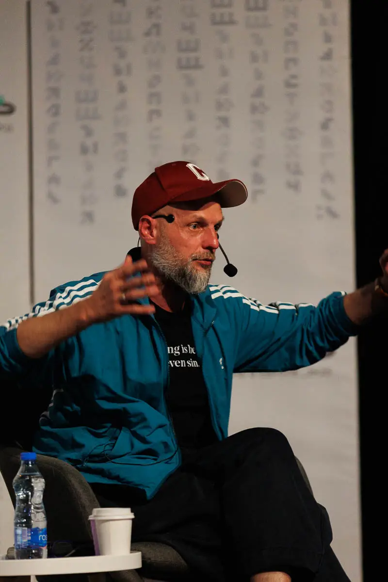 Иван Вырыпаев. Форум СловоНово 2025. Фото Алексей Леняшин