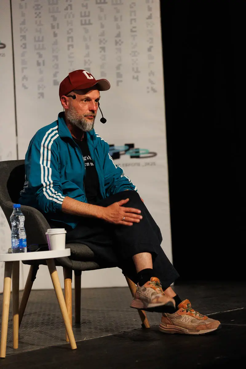 Иван Вырыпаев. Форум СловоНово 2025. Фото Алексей Леняшин