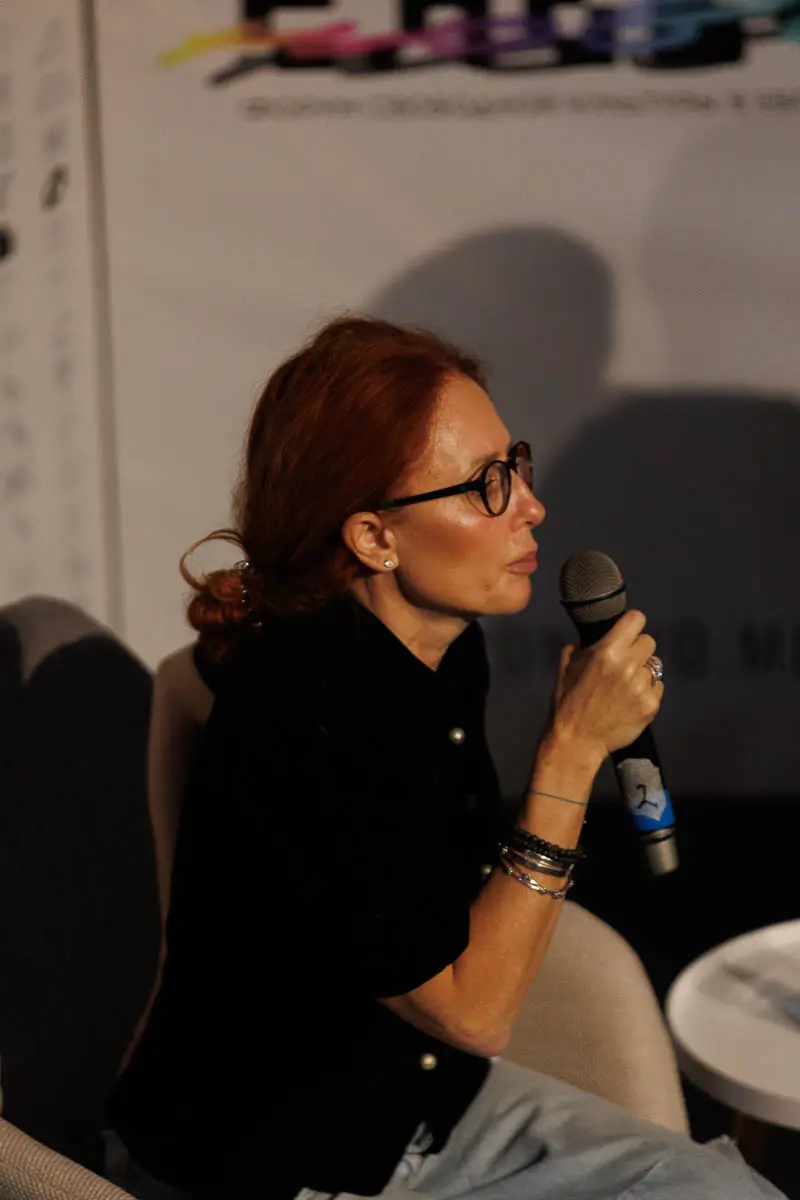 Вера Кричевская. Форум СловоНово 2025. Фото Алексей Леняшин