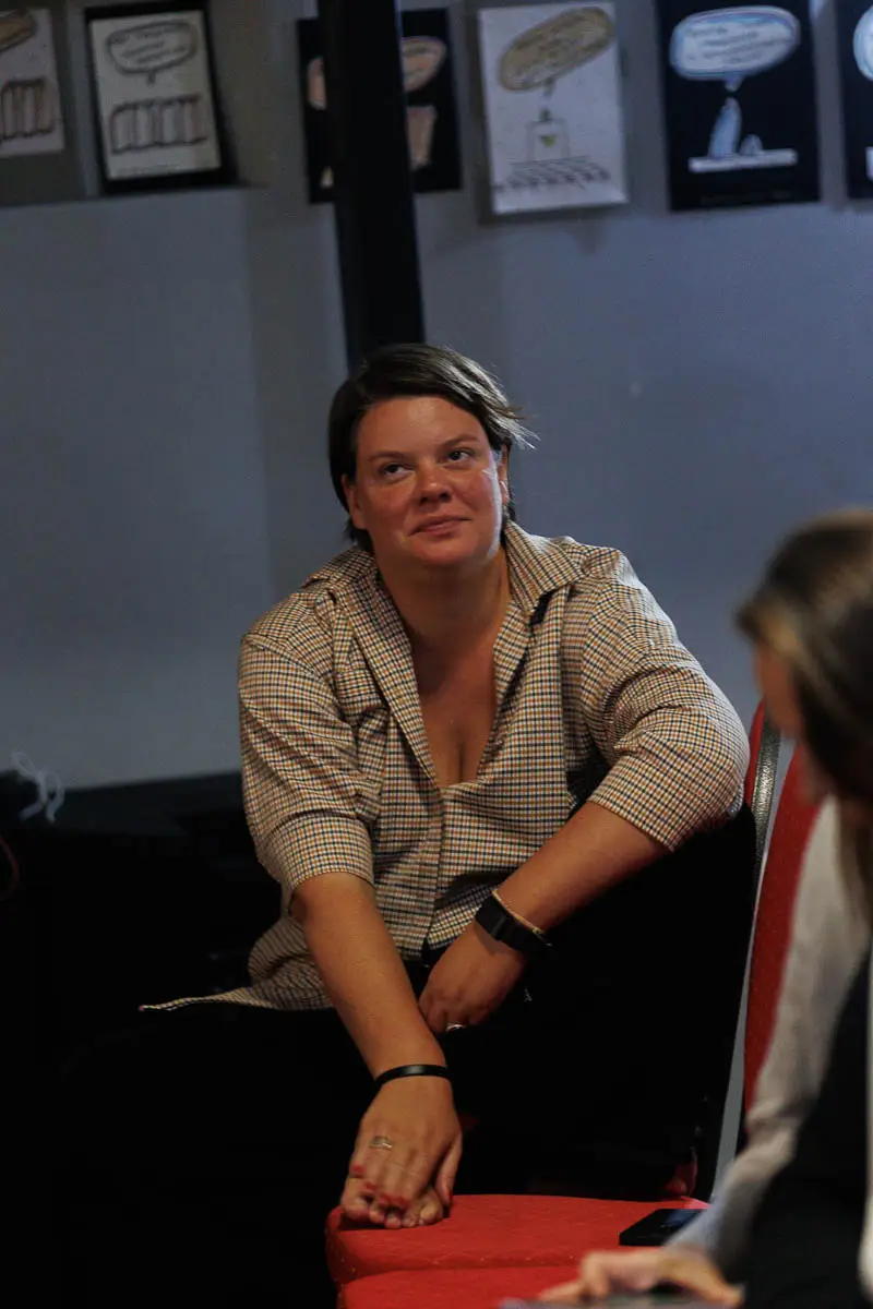 Вера Полозкова. Форум СловоНово 2025. Фото Алексей Леняшин