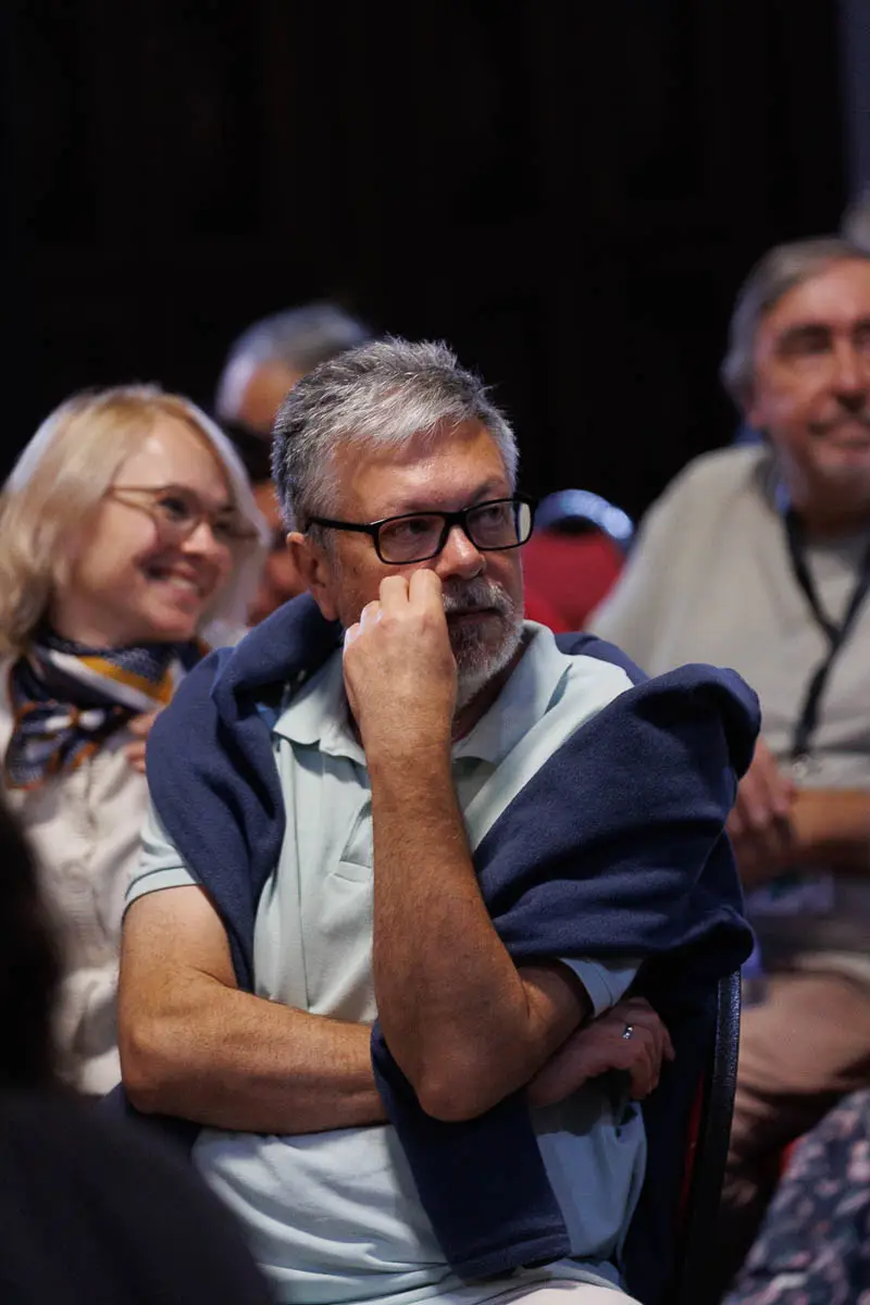 Михаил Шишкин. Форум СловоНово 2025. Фото Алексей Леняшин