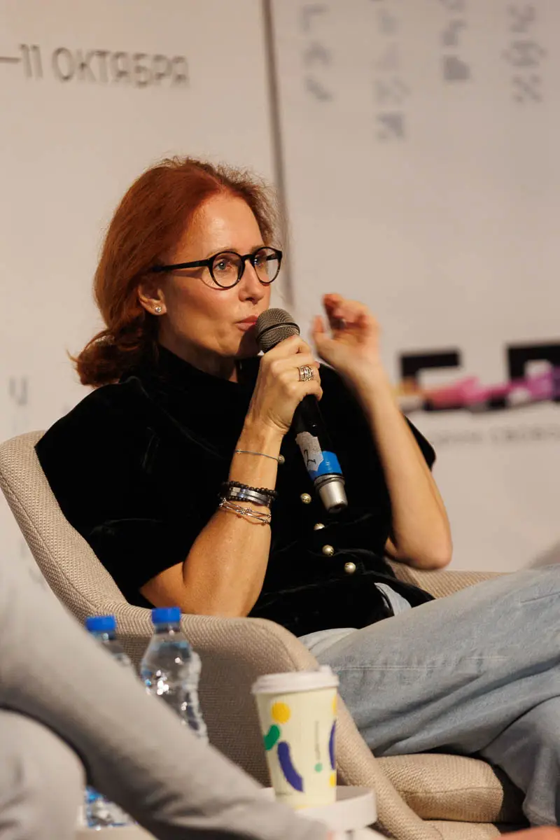 Вера Кричевская. Форум СловоНово 2025. Фото Алексей Леняшин