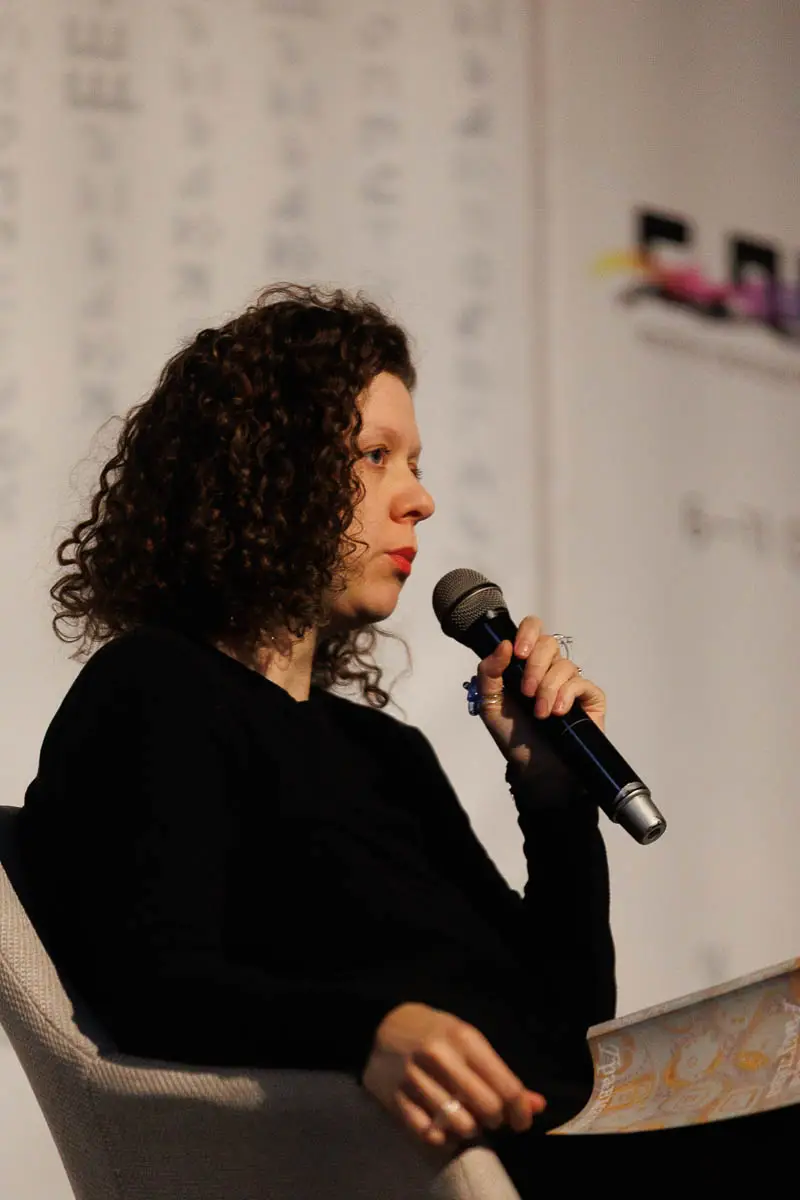 Динара Расулева. Форум СловоНово 2025. Фото Алексей Леняшин