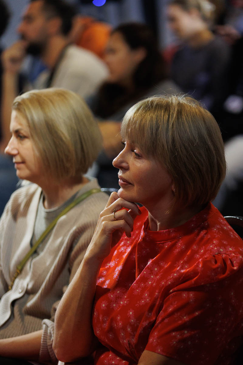 Юлия Юдина. Форум СловоНово 2025. Фото Алексей Леняшин