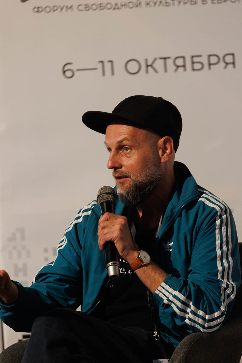 Иван Вырыпаев. Форум СловоНово 2025. Фото Алексей Леняшин