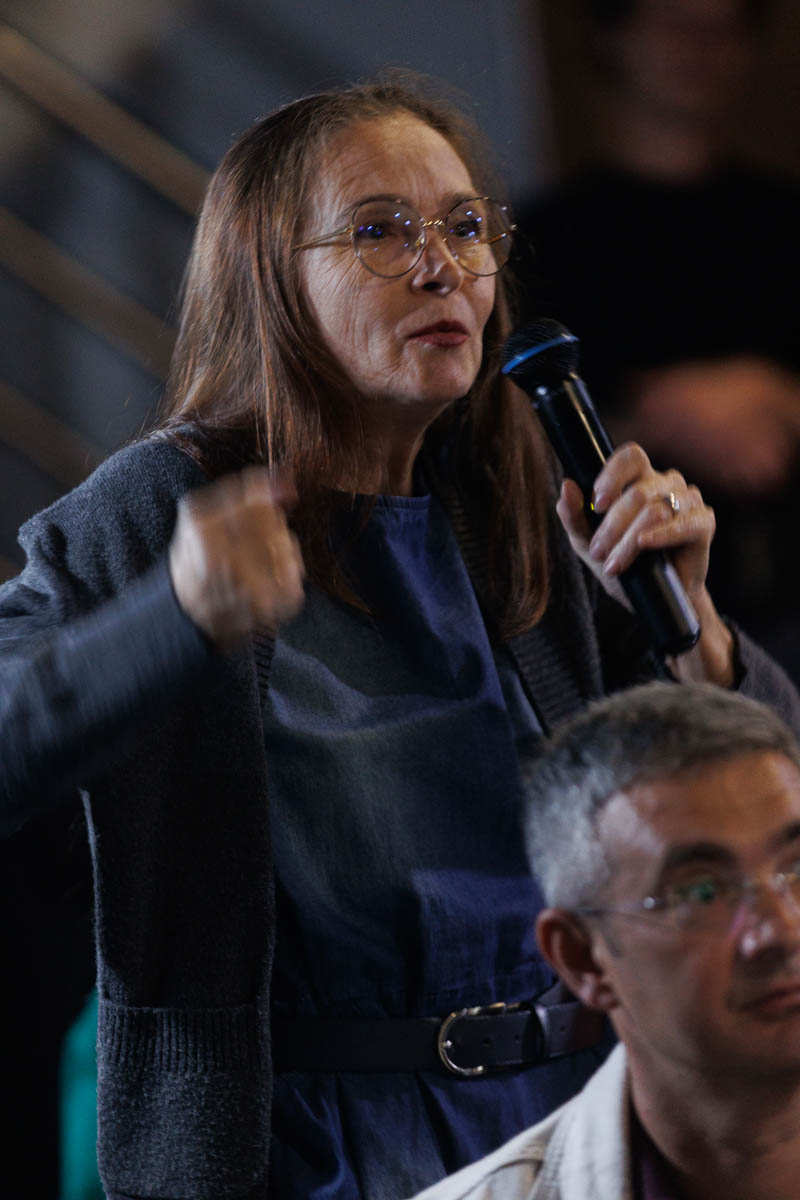 Марина Охримовская. Форум СловоНово 2025. Фото Алексей Леняшин