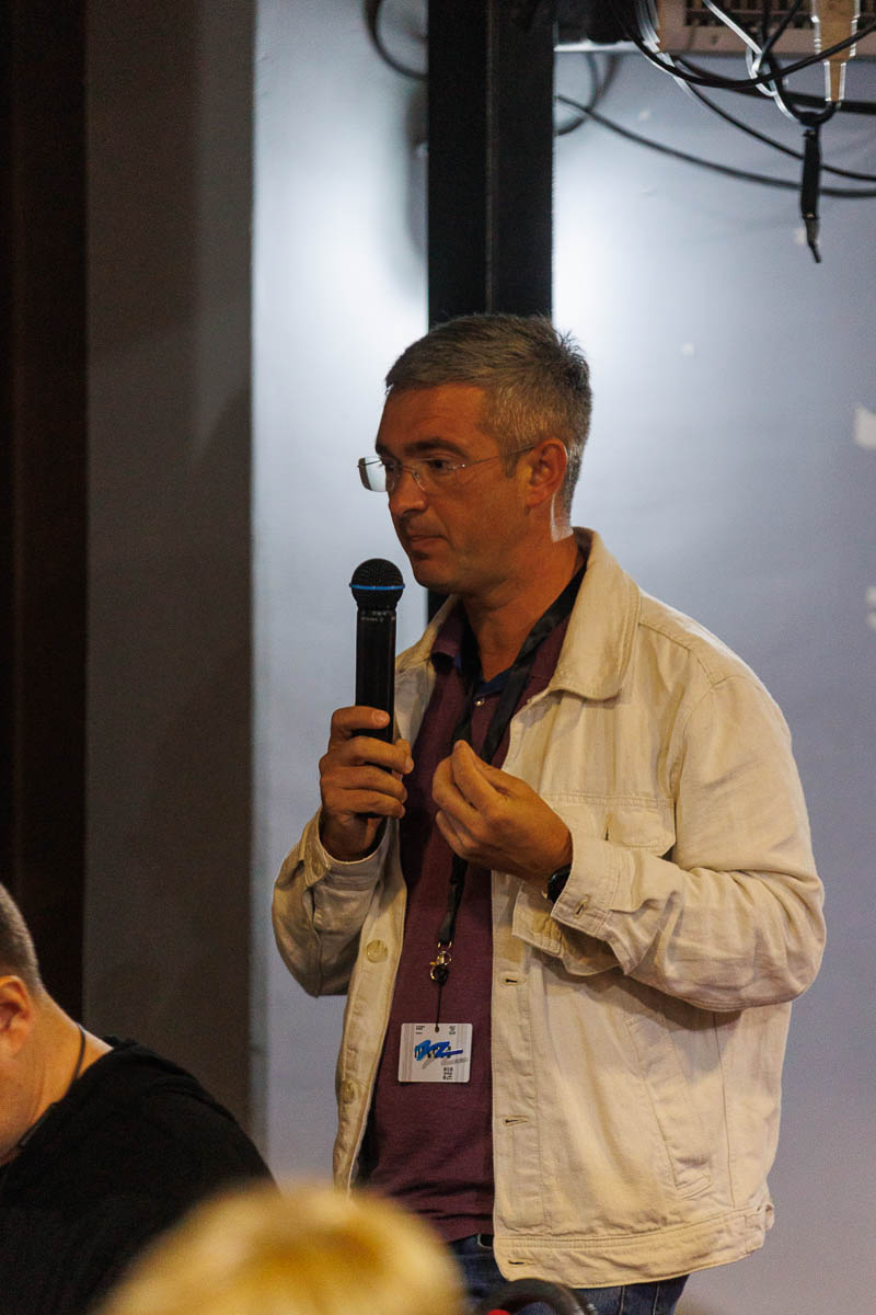 Владимир Тхорик. Форум СловоНово 2025. Фото Алексей Леняшин