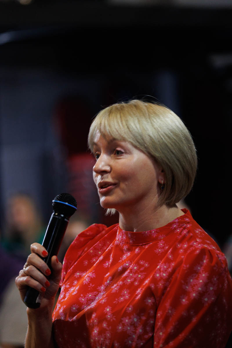 Юлия Юдина. Форум СловоНово 2025. Фото Алексей Леняшин