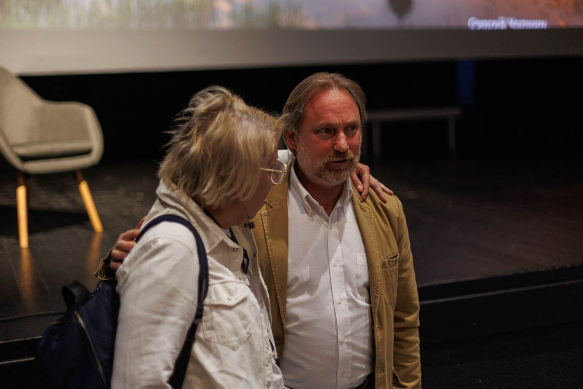 Елена Лукьянова и Сергей Чапнин. Форум СловоНово 2025. Фото Алексей Леняшин