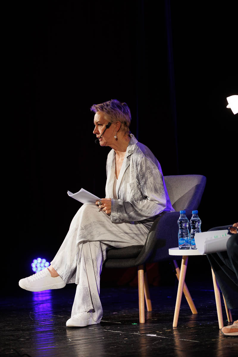 Татьяна Лазарева. Форум СловоНово 2025. Фото Алексей Леняшин