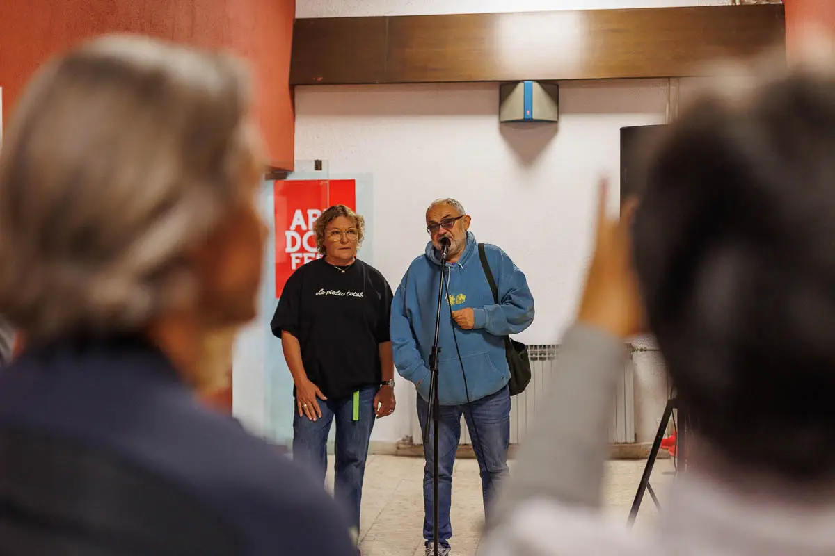 Катя Каменева, Марат Гельман. Форум СловоНово 2025. Фото Алексей Леняшин