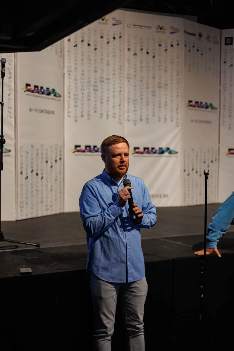 Максим Курников. Форум СловоНово 2025. Фото Алексей Леняшин
