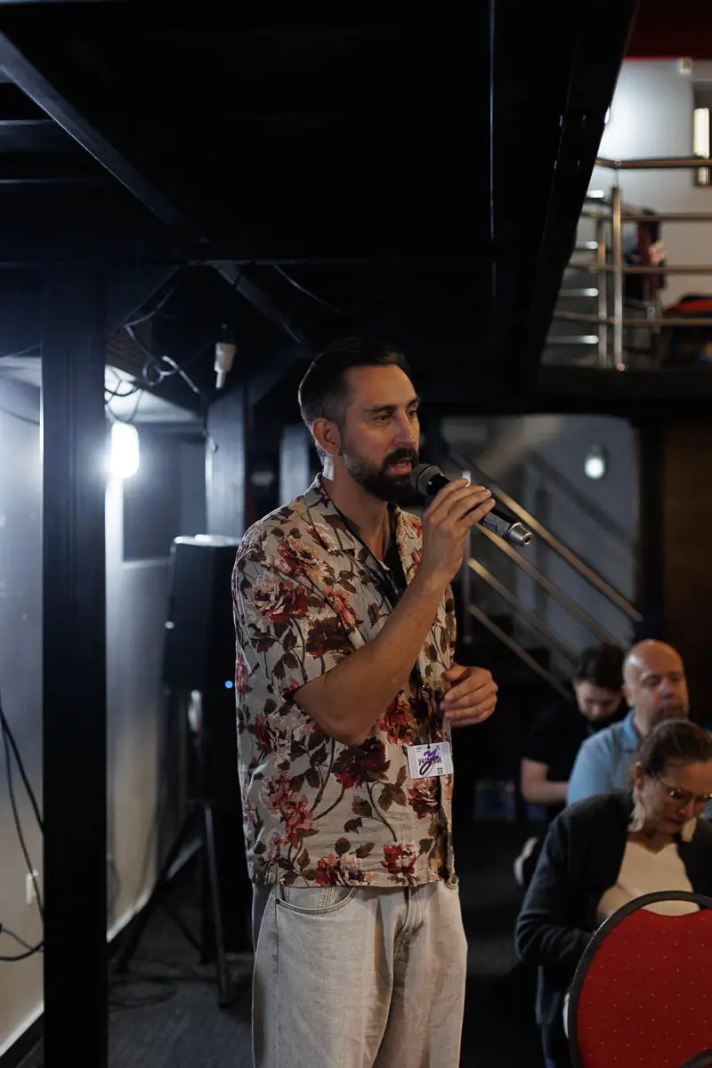 Алексей Дедоборщ. Форум СловоНово 2025. Фото Алексей Леняшин