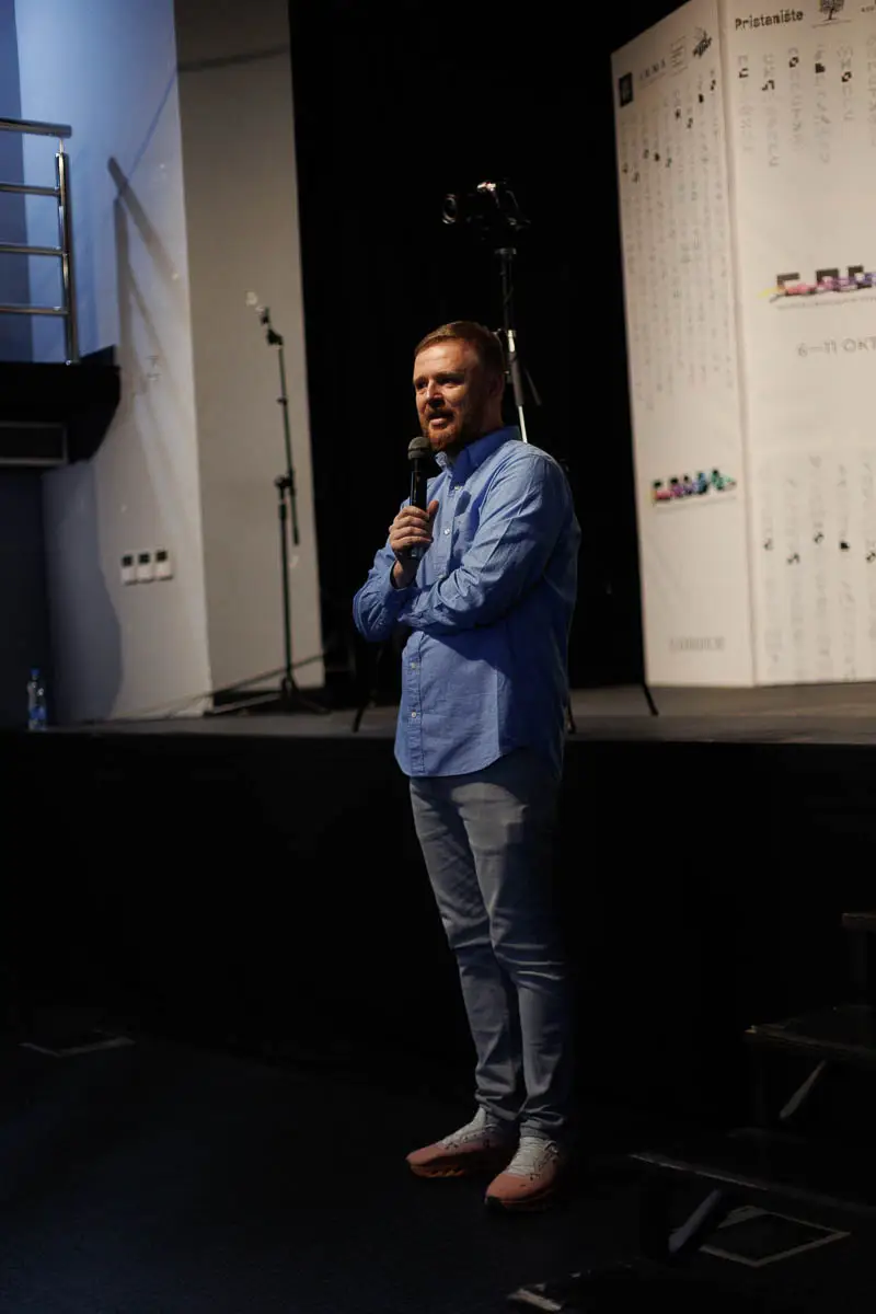 Максим Курников. Форум СловоНово 2025. Фото Алексей Леняшин