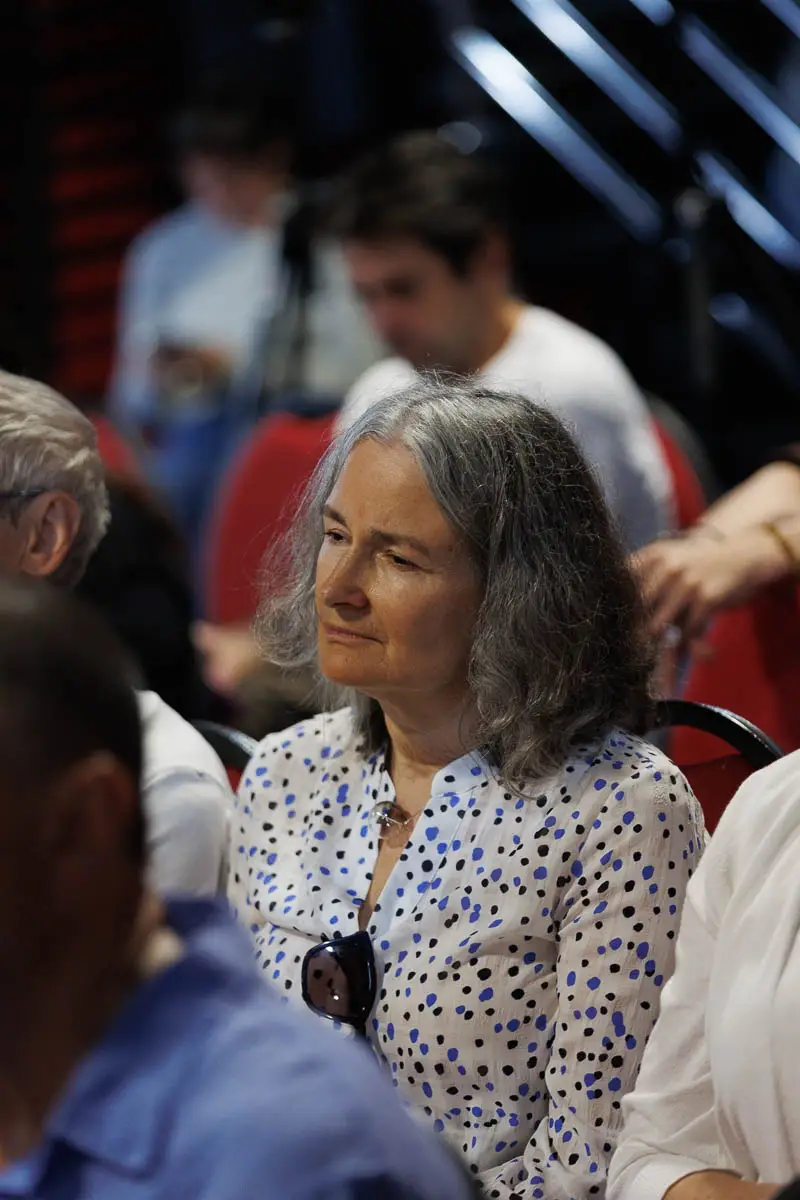 Вера Павлова. Форум СловоНово 2025. Фото Алексей Леняшин