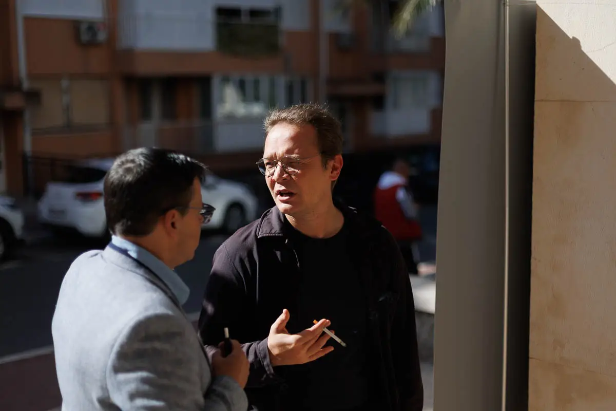 Андрей Калитин, Кирилл Мартынов. Форум СловоНово 2025. Фото Алексей Леняшин