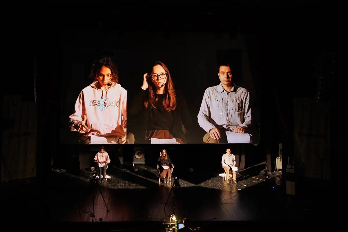 Читка театра Fulcro. Форум СловоНово 2025. Фото Алексей Леняшин