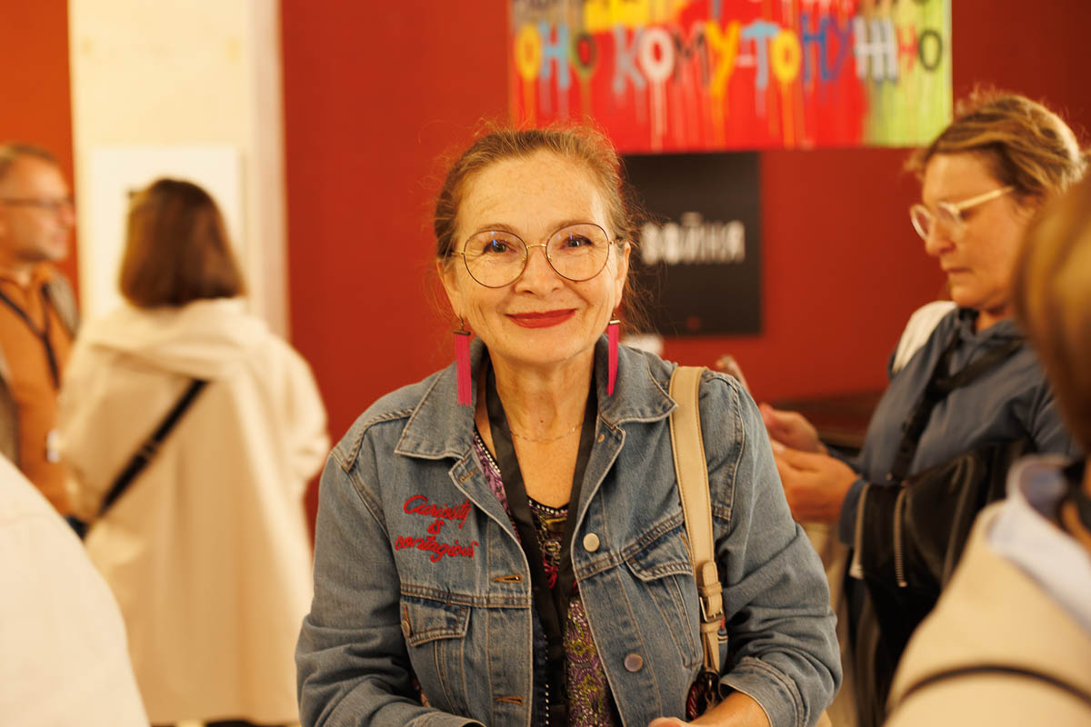 Марина Охримовская. Форум СловоНово 2025. Фото Алексей Леняшин