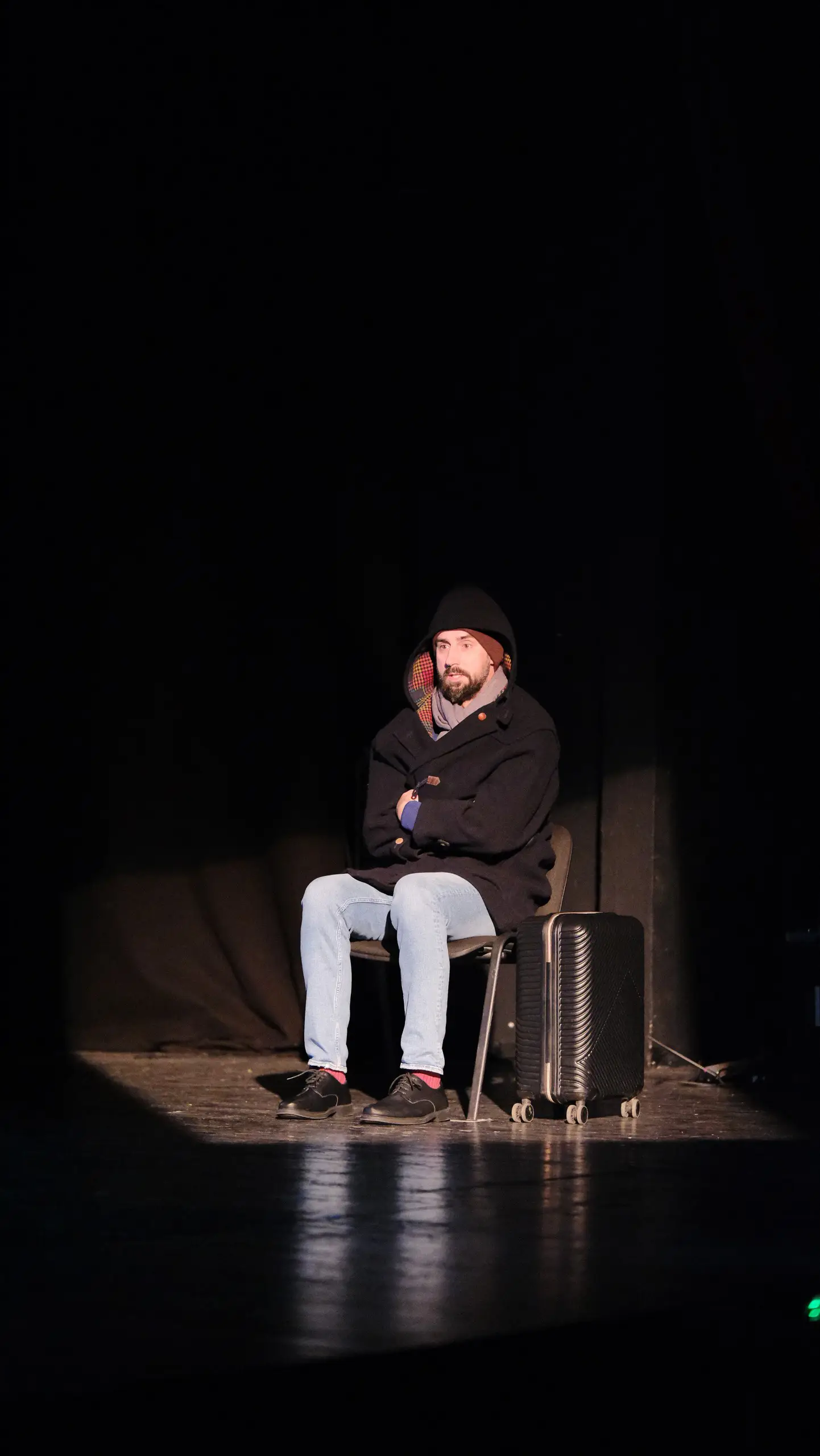 Театр The Chaika. «ЧЁРНАЯ ПУРГА». Форум СловоНово 2025. Фото Елена Семенова