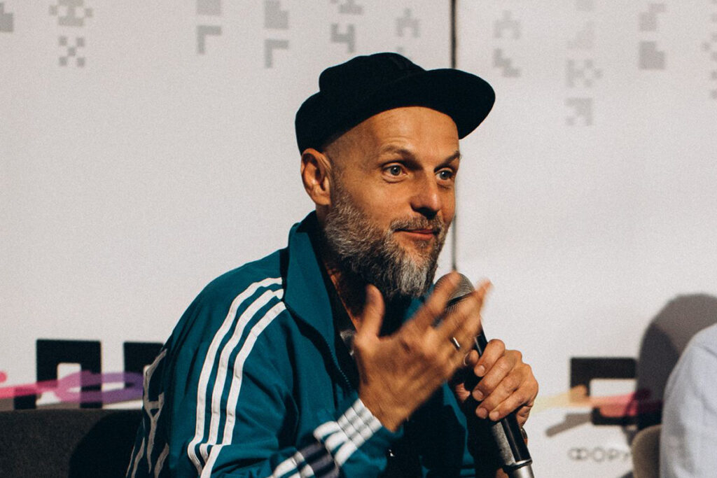 Иван Вырыпаев. Форум СловоНово 2025. Фото Елена Семенова